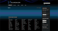 Desktop Screenshot of eurokor.hr