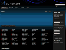 Tablet Screenshot of eurokor.hr